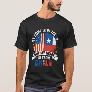 Chileens - Amerikaans patriothart komt van de Chil T-shirt