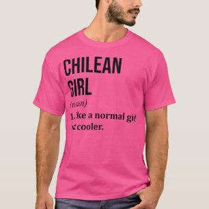 Chileens meisje definitie Chili T-shirt