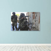 Chileense mariniers canvas afdruk (Insitu (Houten vloer))