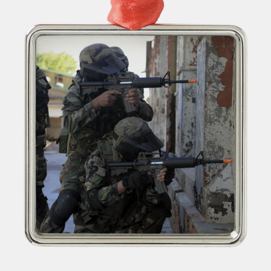 Chileense mariniers metalen ornament (Voorkant)