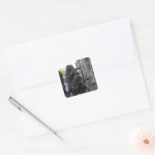 Chileense mariniers vierkante sticker (Envelop)