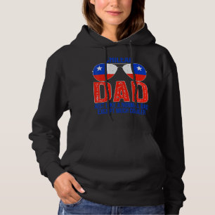 Chileense vader Chili Vlag zonnebrillen Fathers Hoodie