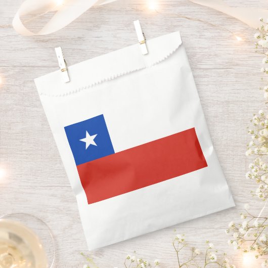 Chileense vlag bedankzakje (Geknipt)