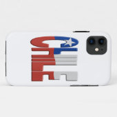 Chileense vlag Case-Mate iPhone case (Achterkant (horizontaal))