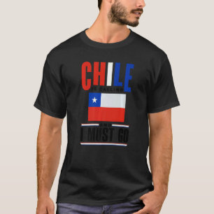 Chileense vlag Chili noemt het land en ik Mu T-shirt