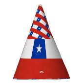 Chileense vlag feesthoedjes (Rechts)