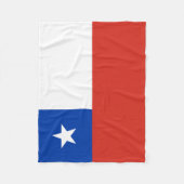 Chileense vlag fleece deken (Voorkant)