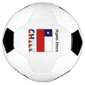 Chileense vlag gepersonaliseerd voetbal (Gedraaid)
