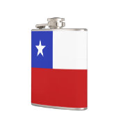 Chileense vlag heupfles (Links)