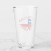 Chileense vlag Klimaatkarabiner Glas