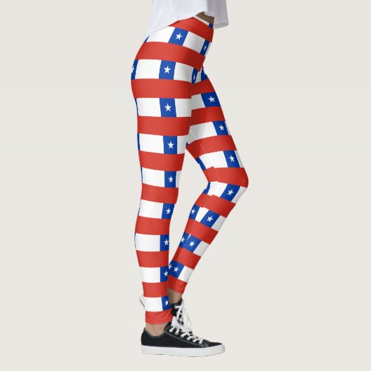Chileense vlag leggings (Rechts)