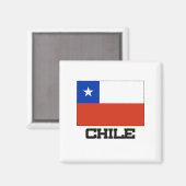 Chileense vlag magneet (Voorkant / Achterkant)