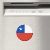 Chileense vlag magneet (Insitu (Vaatwasser))