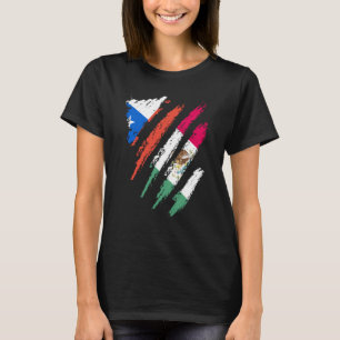 Chileense vlag Mexico Groene patriotlandstrook T-shirt