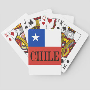 Chileense vlag pokerkaarten