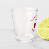 Chileense vlag Rode letters LIEFEN Shot Glas (Links)