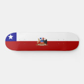 Chileense vlag skateboard (Horizontaal)