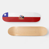 Chileense vlag skateboard (Horizontaal)