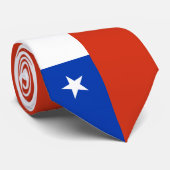 Chileense vlag stropdas (Opgerold)