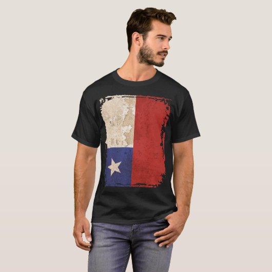 Chileense vlag t-shirt (Voorkant volledig)