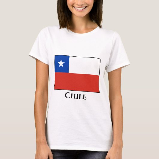 Chileense vlag t-shirt (Voorkant)