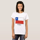Chileense vlag t-shirt (Voorkant volledig)
