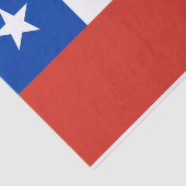 Chileense vlag tissuepapier (Detail)