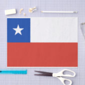 Chileense vlag tissuepapier (Craft)