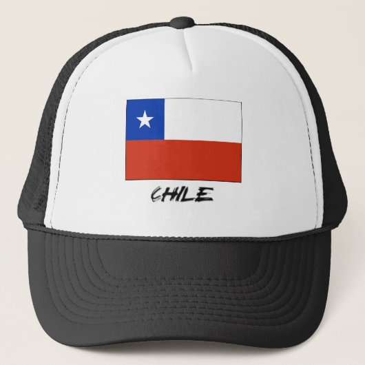 Chileense vlag trucker pet (Voorkant)