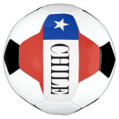 Chileense vlag voetbal (Gedraaid)