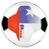 Chileense vlag voetbal (Gedraaid)