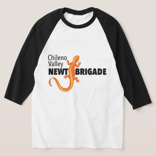 Chileno Valley Newt Brigade Baseball T-shirt (Laagn)