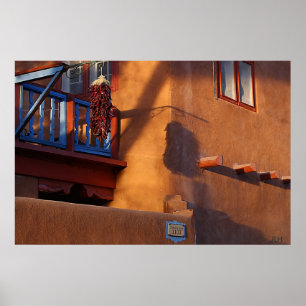 Chiles, Blue & Shadows, photo poster JLH