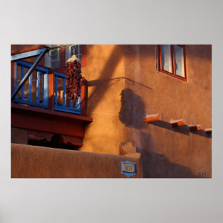 Chiles, Blue & Shadows, photo poster JLH