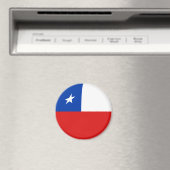 Chili Aimant Drapeau Fisheye (In Situ (Lave-vaisselle))