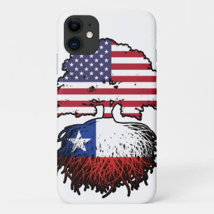 Chili - Amerikaanse vlag - boomstammen iPhone 11 Hoesje