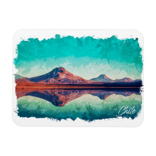 Chili Atacama woestijn Vintage reizen Magneet