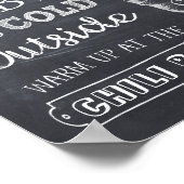 Chili Bar Bord Poster (Hoek)