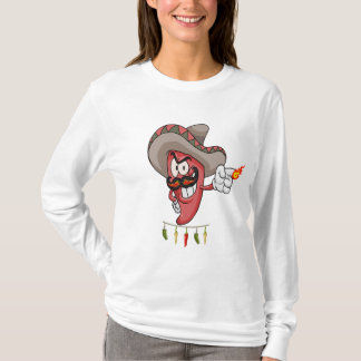 Chili barbecue lange mouwen t-shirt