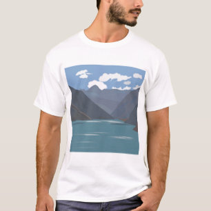 Chili Bergen Meer Natuur Reizen T-shirt