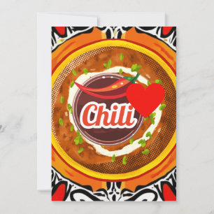 Chili Bowl Feestdagenkaart