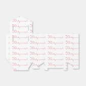 Chili Capsaicine Molecular Chemical Formule Bedankdoosjes (Uitgevouwen)