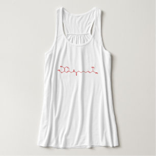 Chili Capsaicine Molecular Chemical Formule Tanktop