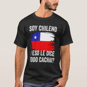 Chili Chileense vlag kaart Pride Chileno Camiseta T-shirt