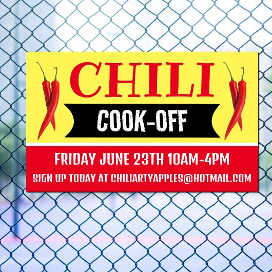 Chili Cook Off Banners