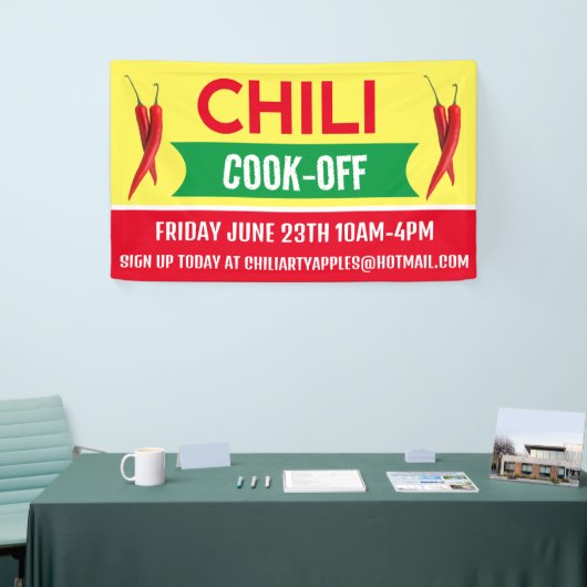 Chili Cook Off Bannières (Salon professionnel)