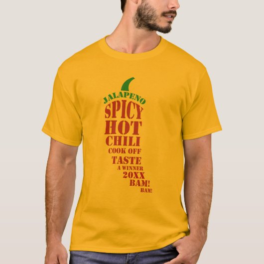 Chili Cook Off Competition T-shirt (Voorkant)