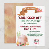Chili Cook Off Invitation (Devant / Derrière)