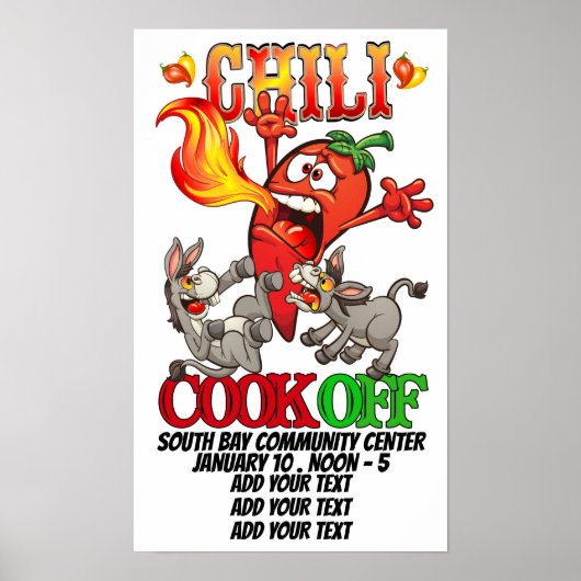 Chili Cook Off Poster (Voorkant)
