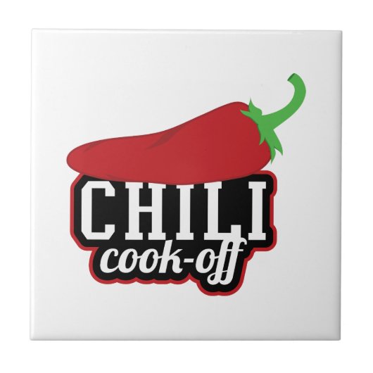 Chili Cook-off Tegeltje (Voorkant)